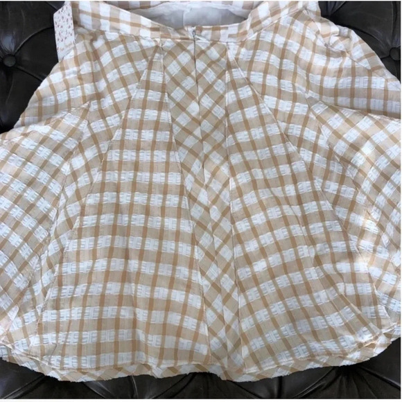 New Free people do the twist halter gingham plaid tea ob1120396 dress retro - Picture 13 of 14